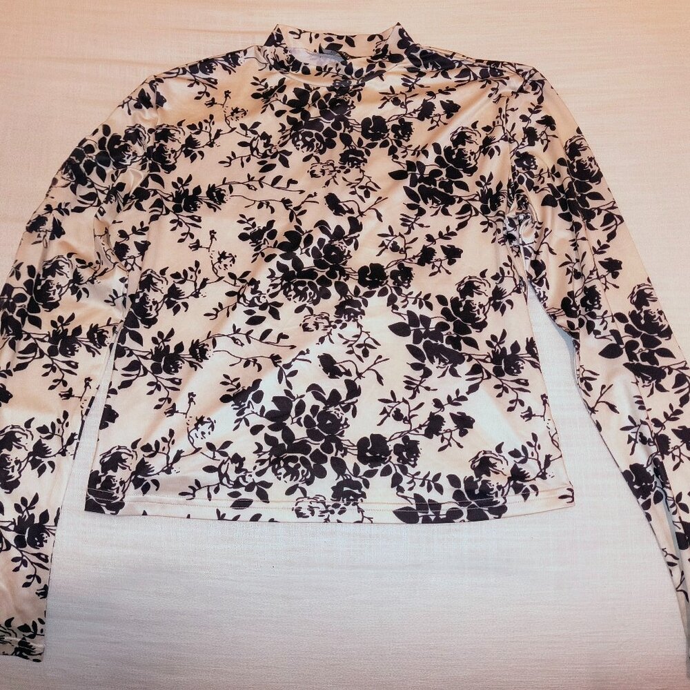 Cider Long Sleeve Rose Shirt